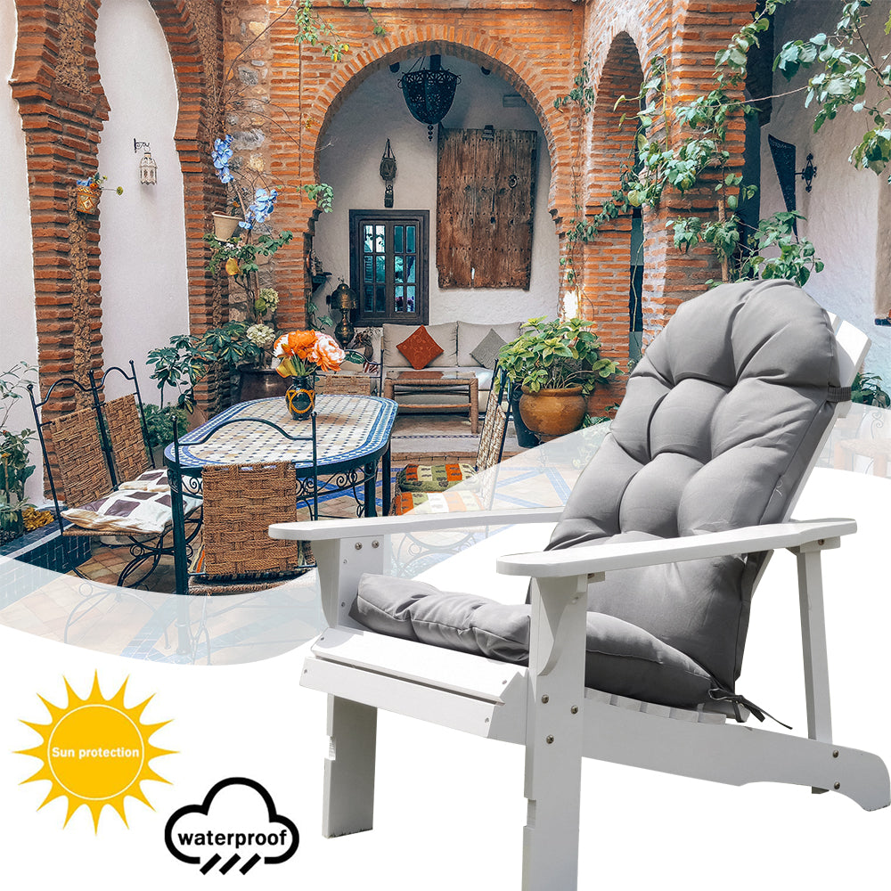 Waterproof Indoor/Outdoor Garden Bench Seat Cushions,Tufted
